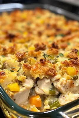 Chicken and Stuffing Casserole Recipe