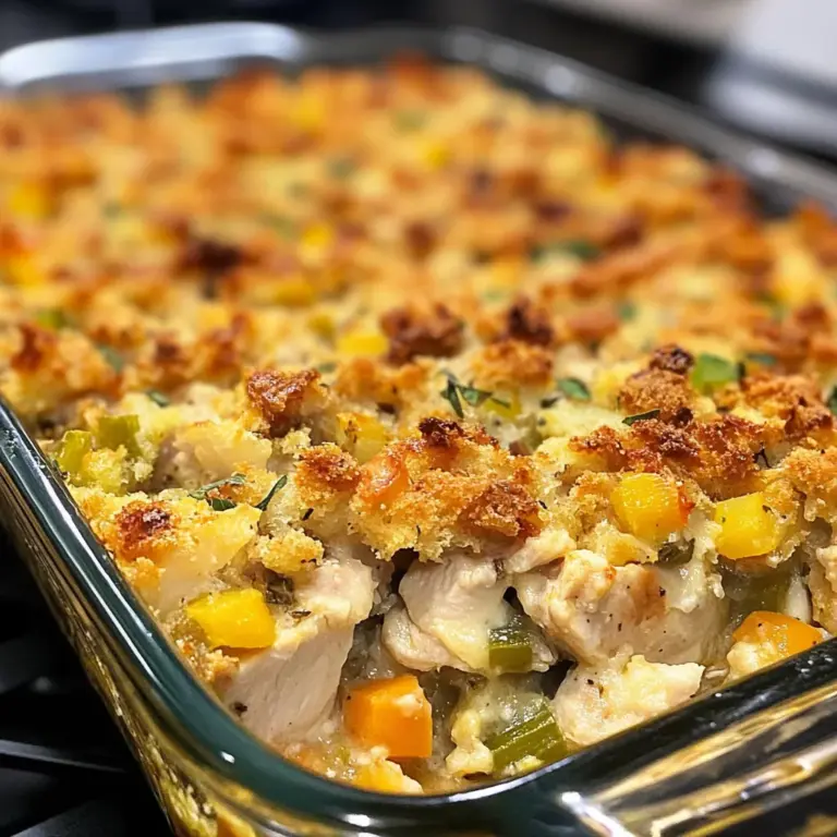 Chicken and Stuffing Casserole Recipe
