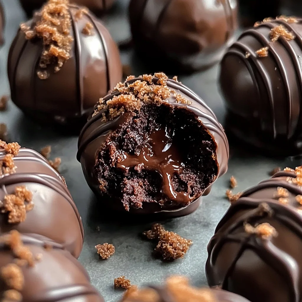 Classic Chocolate Lava Cake Truffles
