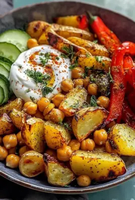 Classic Mediterranean Roasted Vegetables Bowl - theamazingfood