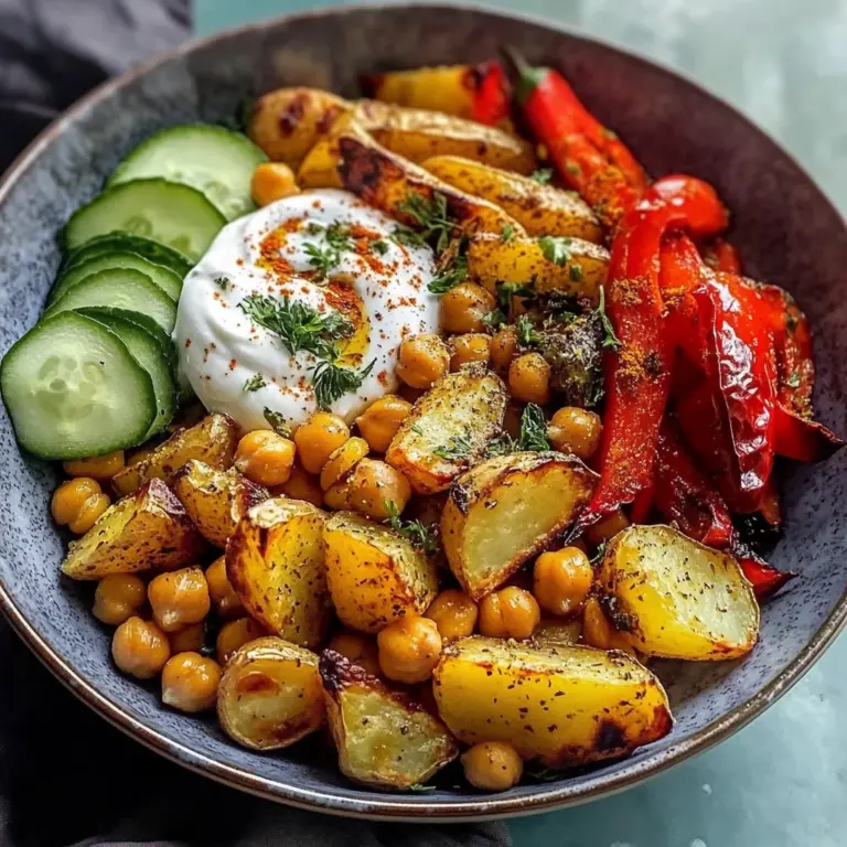 Classic Mediterranean Roasted Vegetables Bowl - theamazingfood