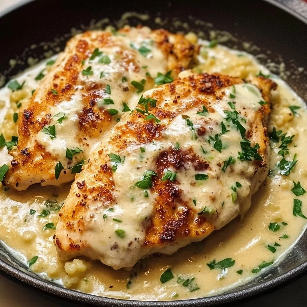 Creamy Garlic Parmesan Chicken Breast