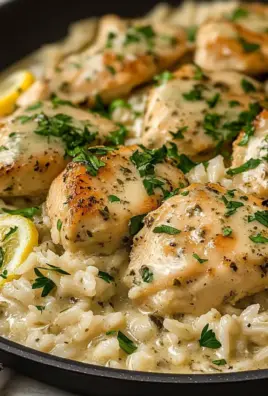 Creamy Herb Chicken & Basmati Rice – A Comforting, Flavor-Packed One-Pan Meal