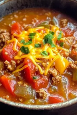 Crock Pot Stuffed Pepper Soup