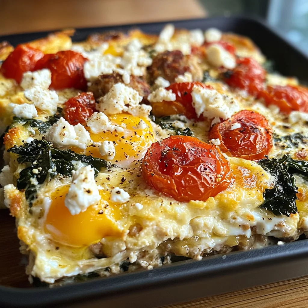 Easy Mediterranean Breakfast Casserole