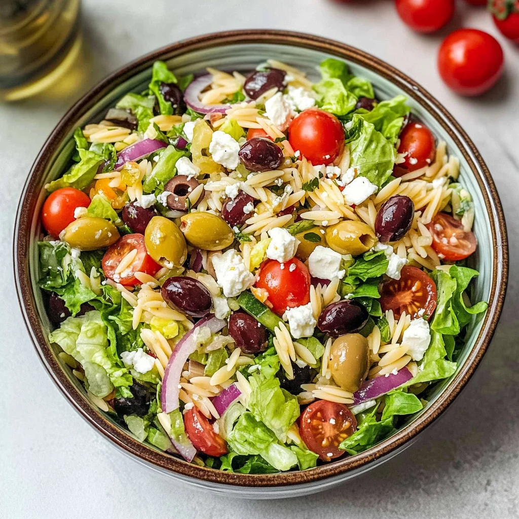 Greek Pasta Salad Recipe