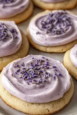 London Fog Cookies with Lavender Frosting Recipe