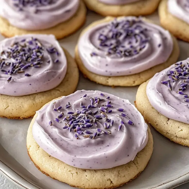 London Fog Cookies with Lavender Frosting Recipe