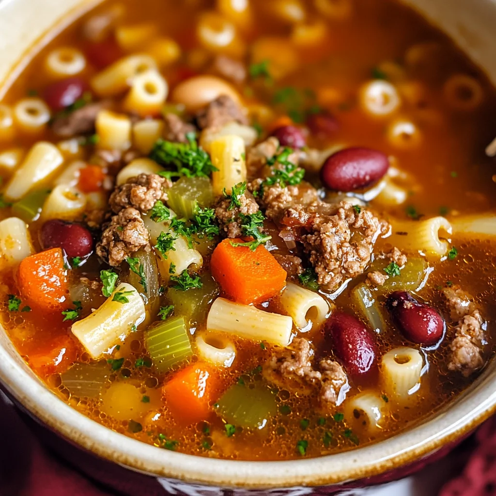 Olive Garden Pasta Fagioli Soup (Pasta Fazool)