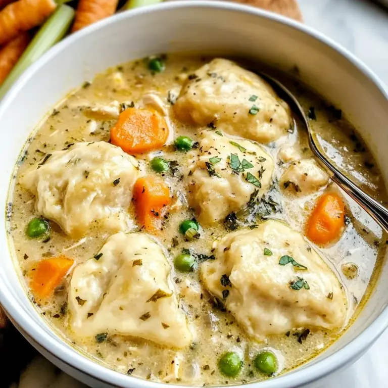 One Pot Chicken Dumpling Soup (with refrigerated biscuit dough!)