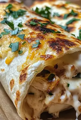 Ooey-Gooey Cheesy Garlic Chicken Wraps You’ll Love!