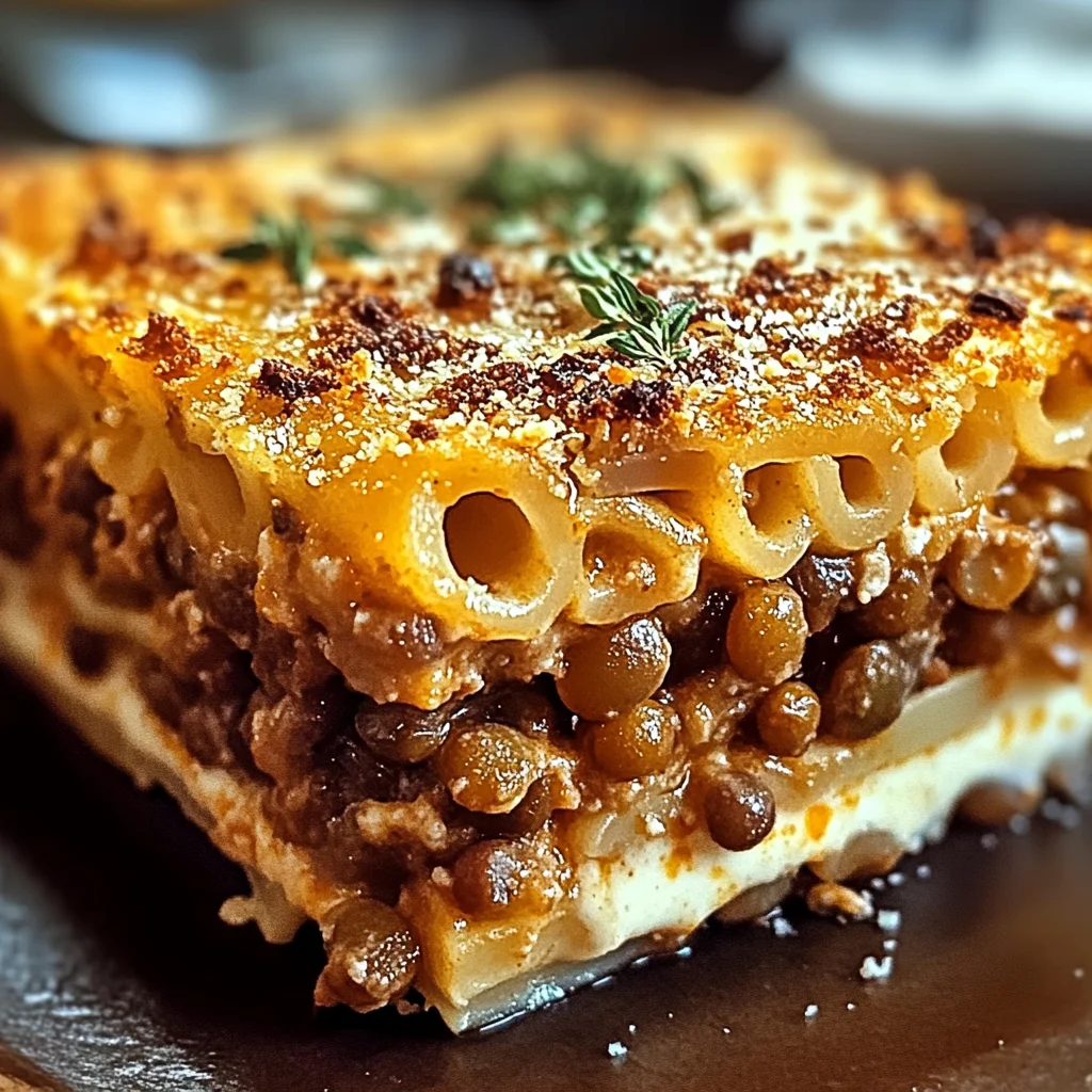 Savory Vegan Pastitsio: A Comforting Twist on Tradition
