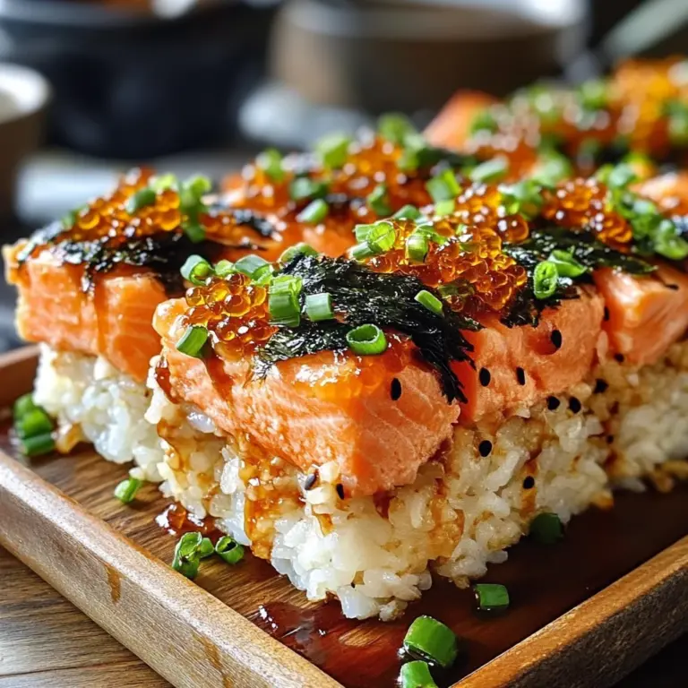 Spicy Salmon Sushi Bake Recipe