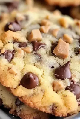Sweet Chocolate Chip and Toffee Shortbread Cookies - Alrightwithme