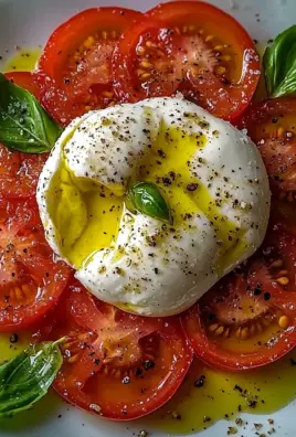 Tomato and Burrata Salad with Basil