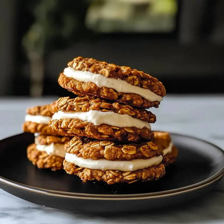 pumpkin oatmeal cream pies