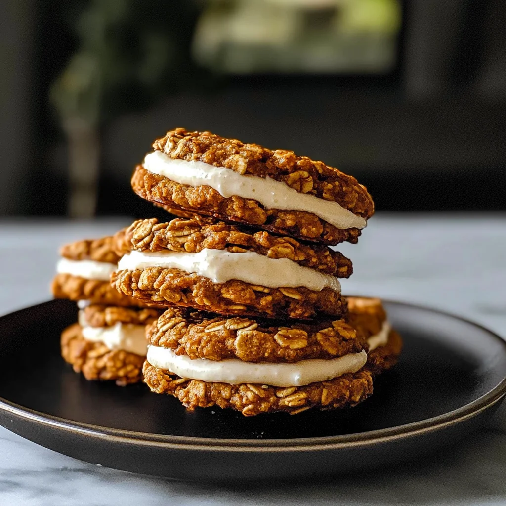 pumpkin oatmeal cream pies